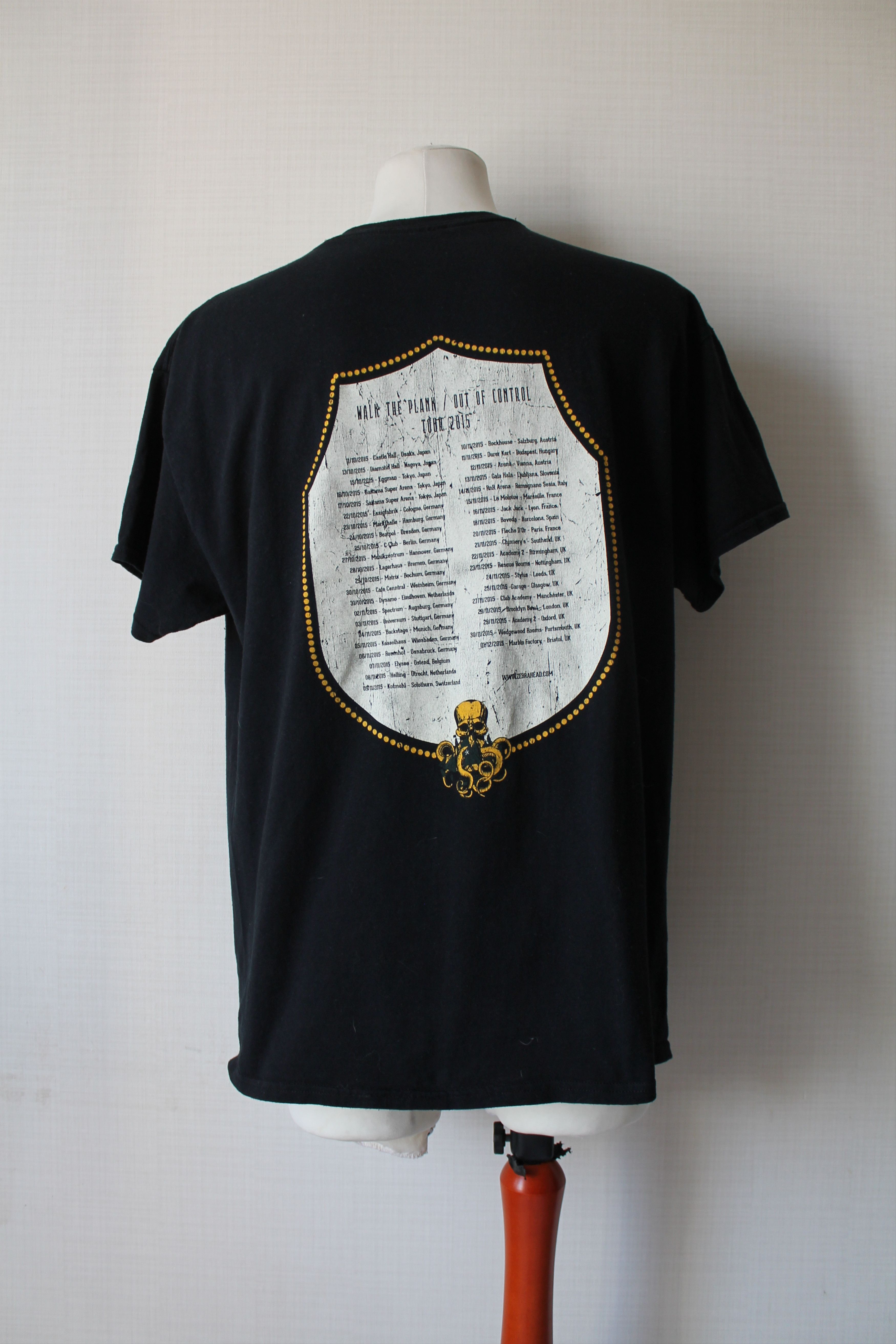 Band Tees 2015 ZEBRAHEAD Walk The Plank Tour Tee Album Shirt Size US XXL / EU 58 / 5 - 4 Thumbnail