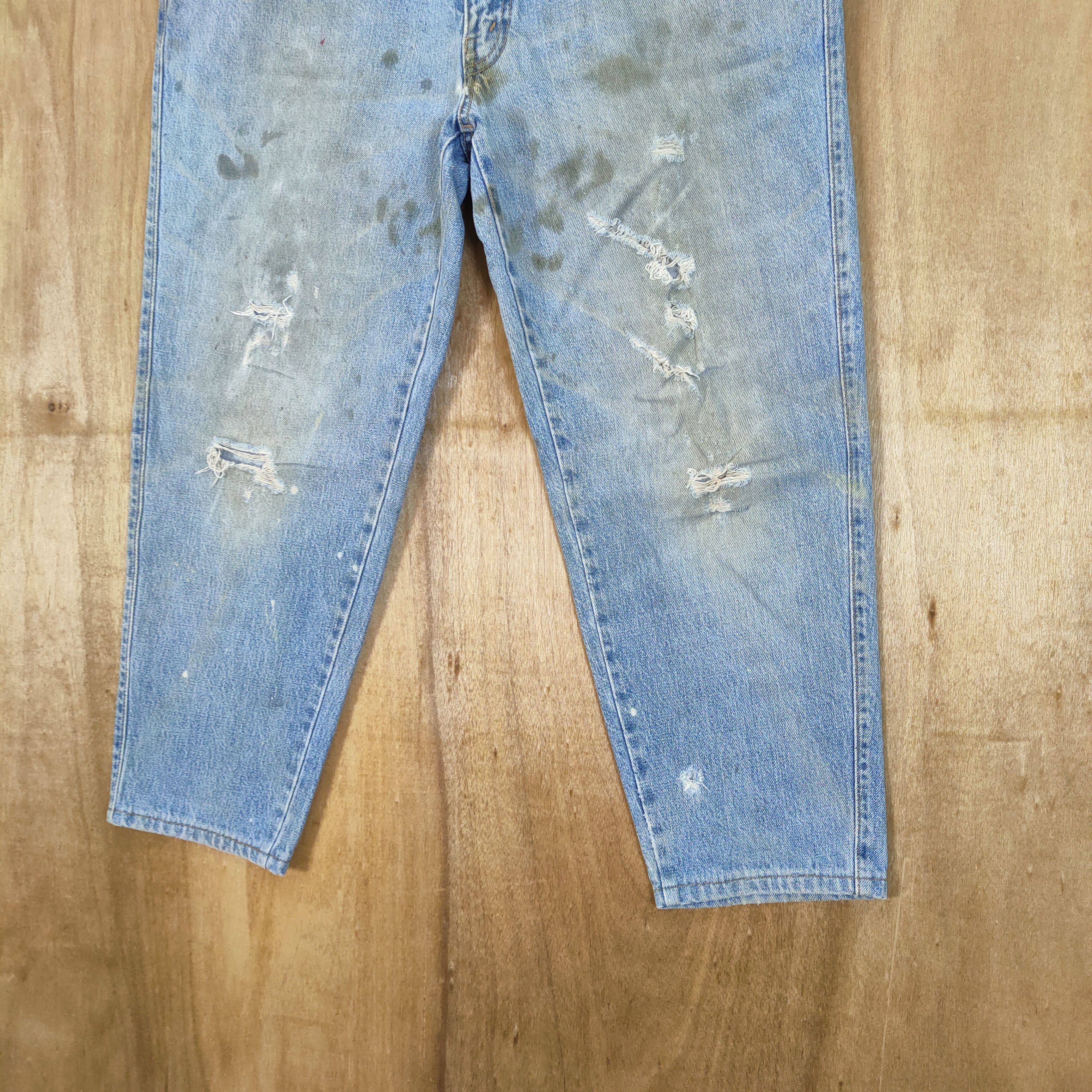 Japanese Brand × Jean VINTAGE RUSTY FADED DISTRESSED JEANS PANTS Size US 36 / EU 52 - 4 Thumbnail