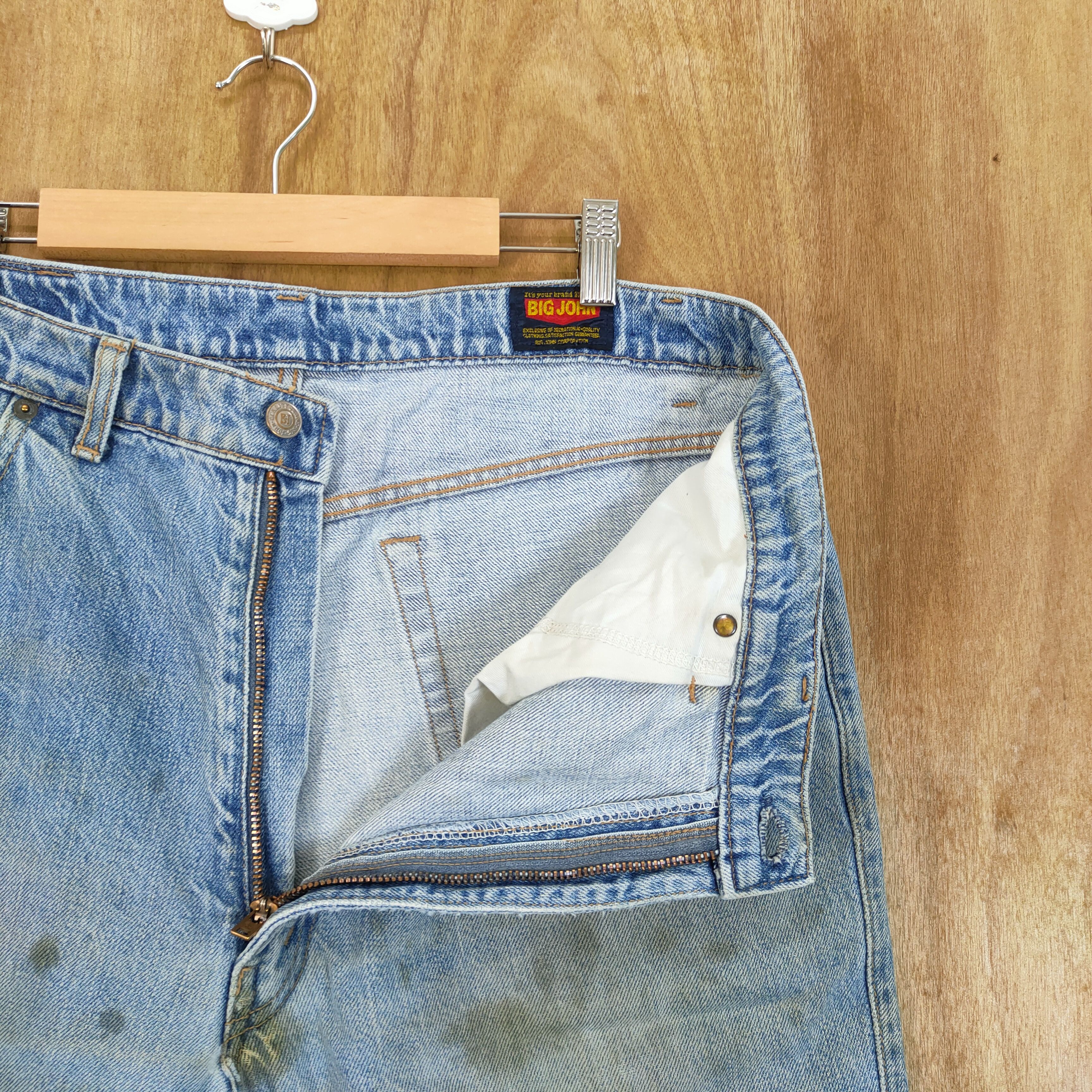Japanese Brand × Jean VINTAGE RUSTY FADED DISTRESSED JEANS PANTS Size US 36 / EU 52 - 6 Thumbnail
