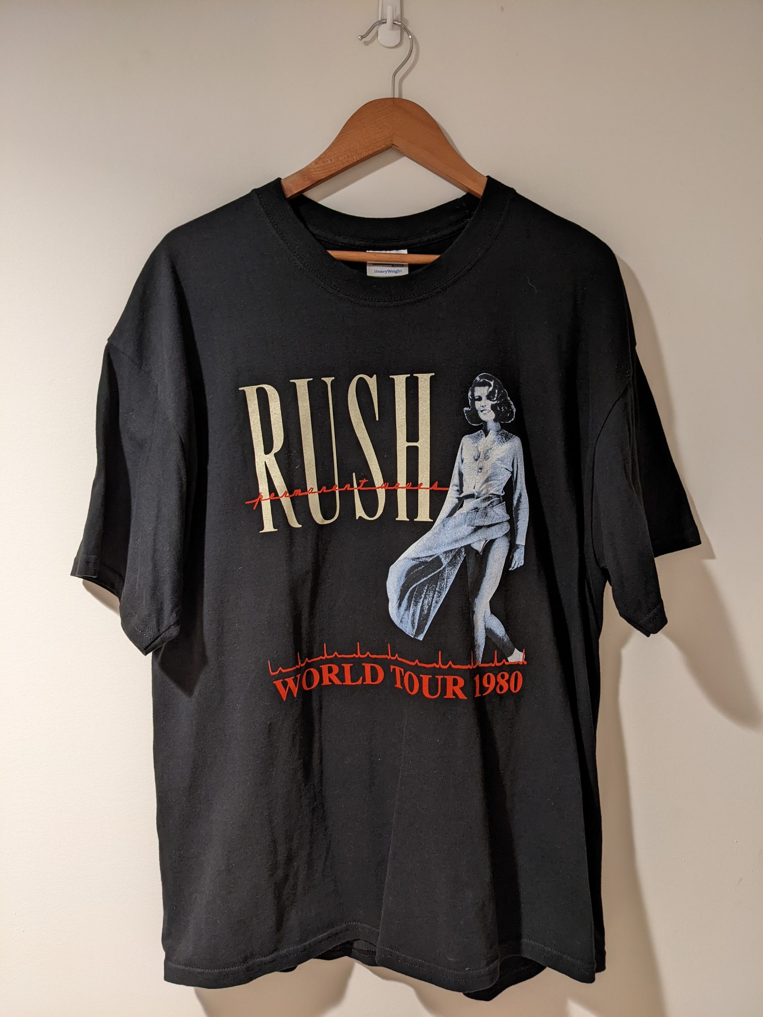 Rush permanent waves t shirt sales