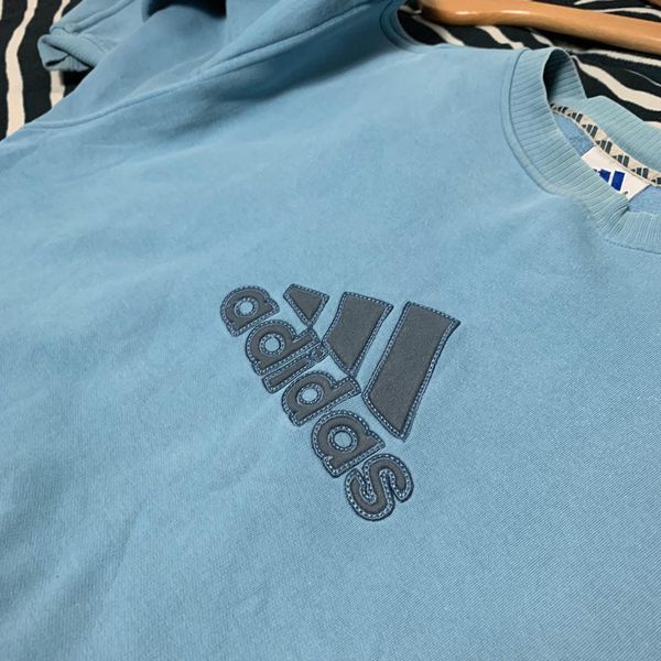 Vintage baby discount blue adidas sweatshirt