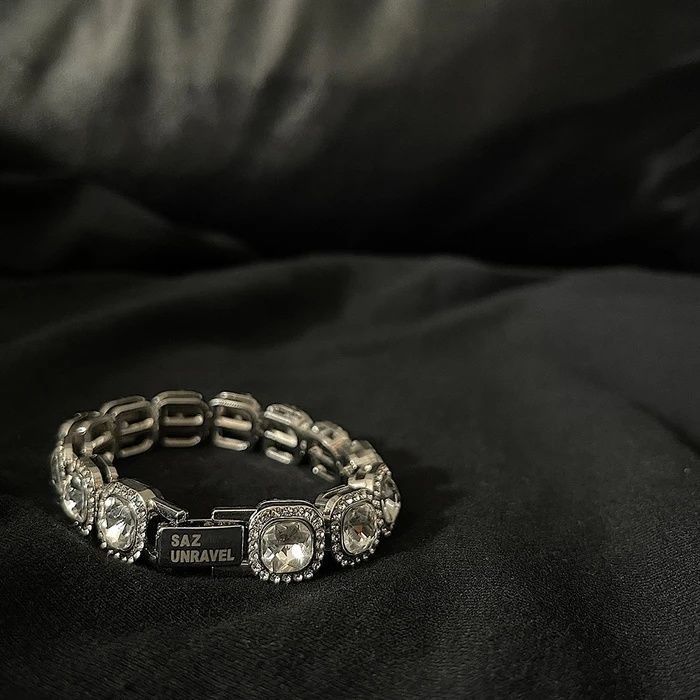Jewelry × Vintage Fashion Square Beads Hip Hop Men's Bracelet Size ONE SIZE - 2 Thumbnail