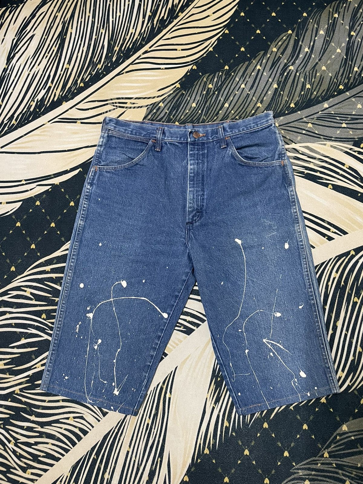 Vintage × Wrangler Vintage Wrangler Denim Shortpant 80s Size US 34 / EU 50 - 2 Thumbnail