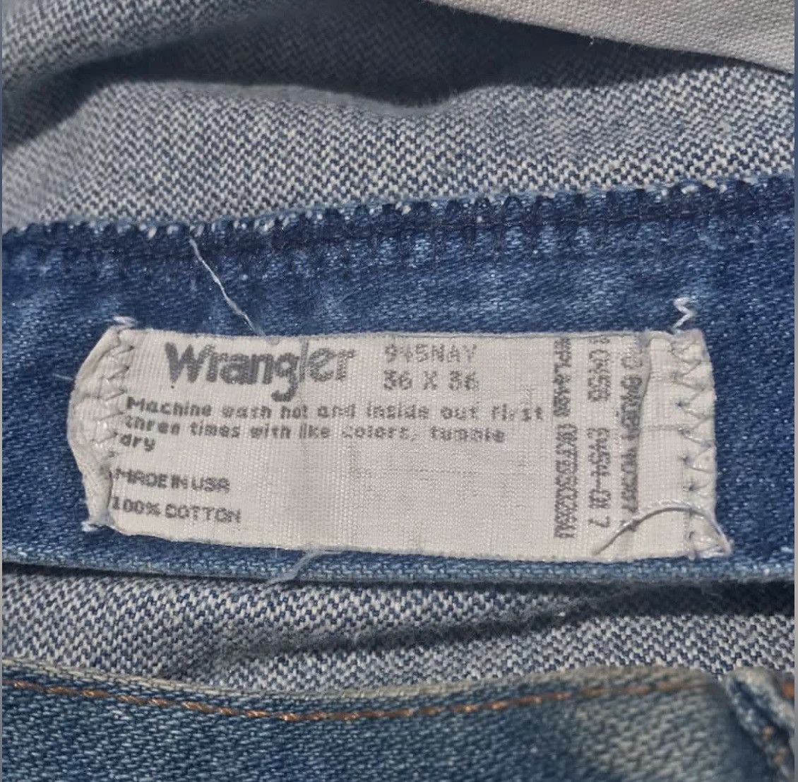 Vintage × Wrangler Vintage Wrangler Denim Shortpant 80s Size US 34 / EU 50 - 10 Thumbnail