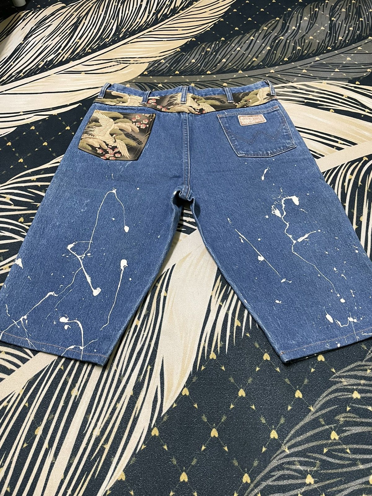 Vintage × Wrangler Vintage Wrangler Denim Shortpant 80s Size US 34 / EU 50 - 9 Thumbnail