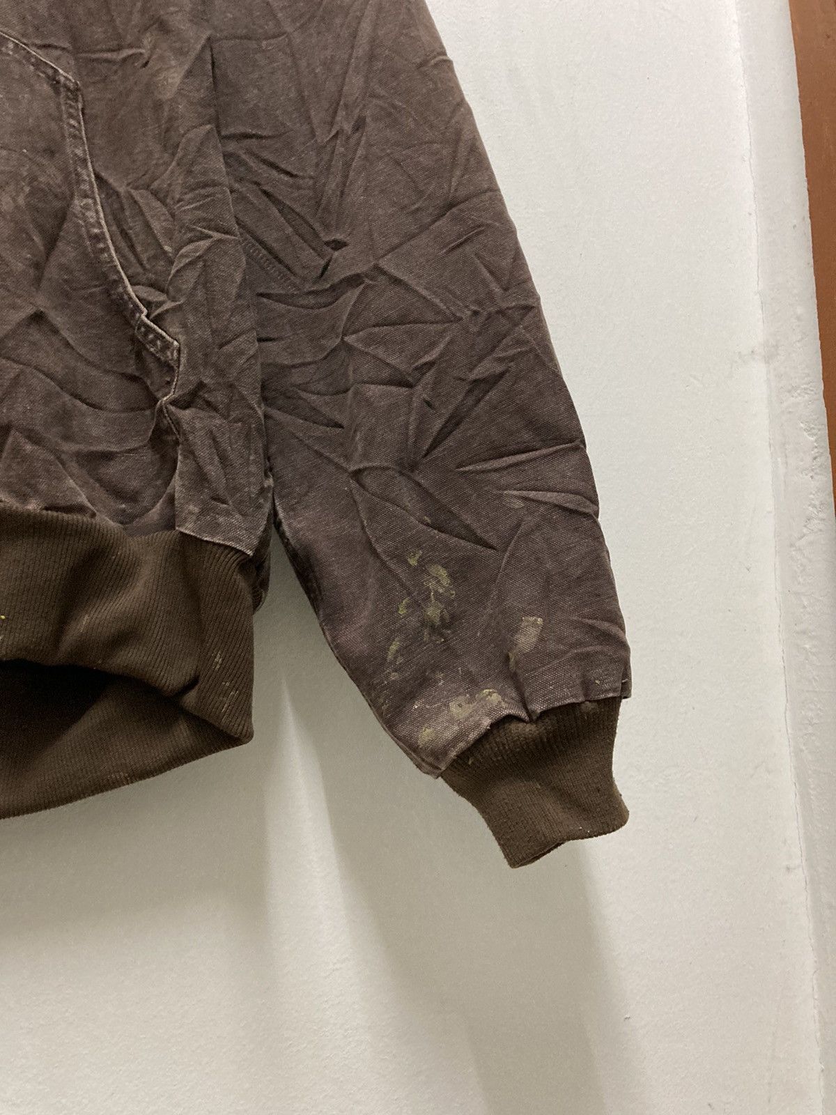 Carhartt Vintage Carhartt distressed sun faded work jacket brown Size US L / EU 52-54 / 3 - 5 Thumbnail