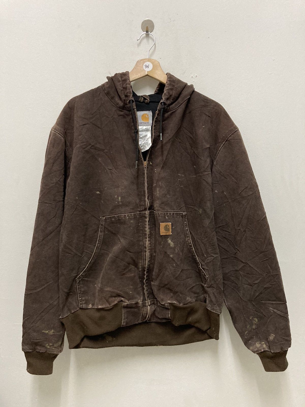 Carhartt Vintage Carhartt distressed sun faded work jacket brown Size US L / EU 52-54 / 3 - 1 Thumbnail