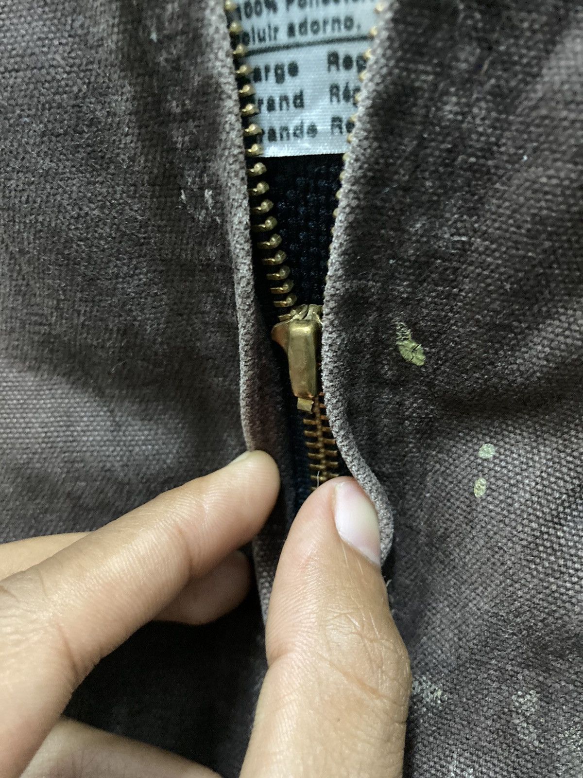 Carhartt Vintage Carhartt distressed sun faded work jacket brown Size US L / EU 52-54 / 3 - 6 Thumbnail