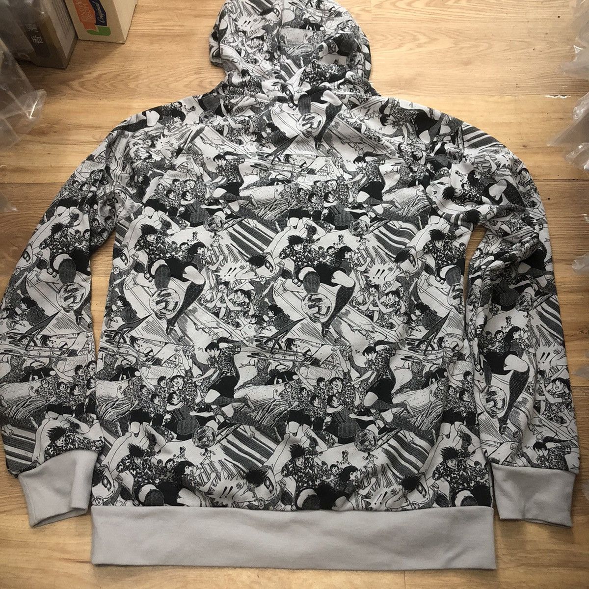 Adidas Captain tsubasa x Adidas hoodie Grailed