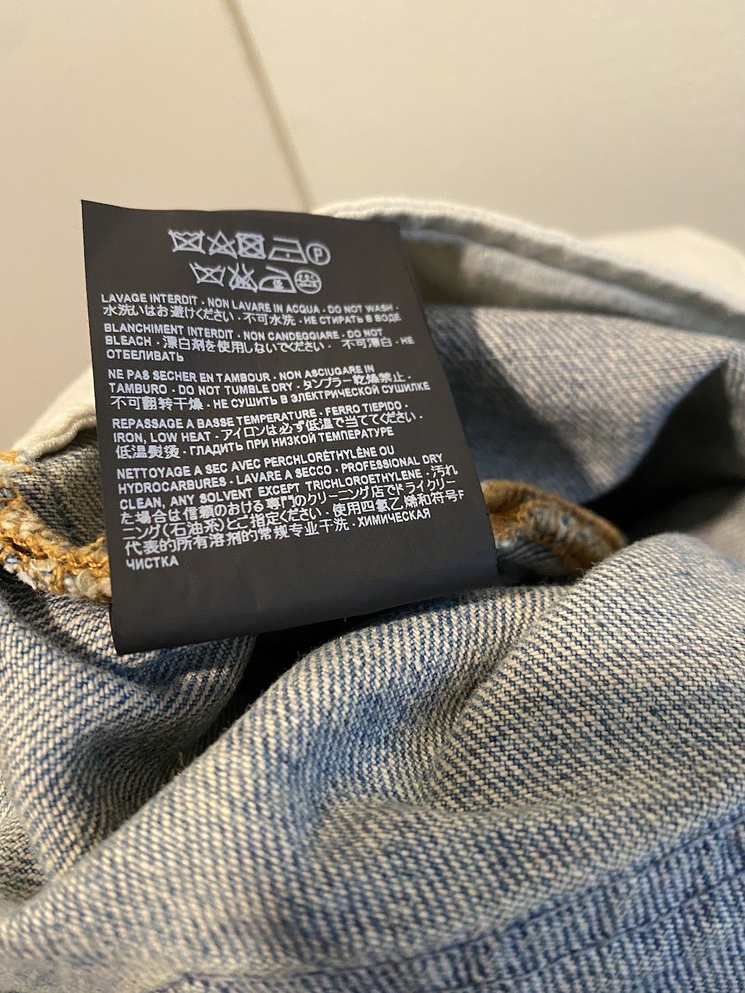 Hedi Slimane Hedi Slimane Washed Knee Ripped Skinny Blue Jeans Size US 31 - 6 Thumbnail
