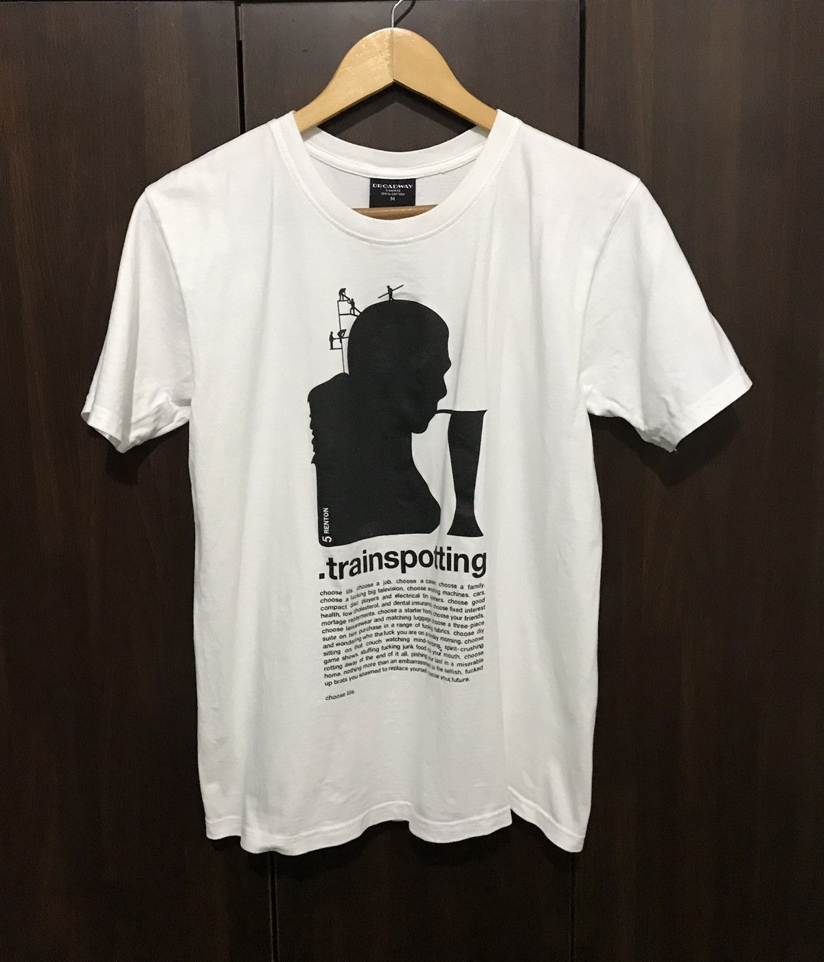 Vintage Vintage Trainspotting Movie Tshirt Size US M / EU 48-50 / 2 - 1 Thumbnail