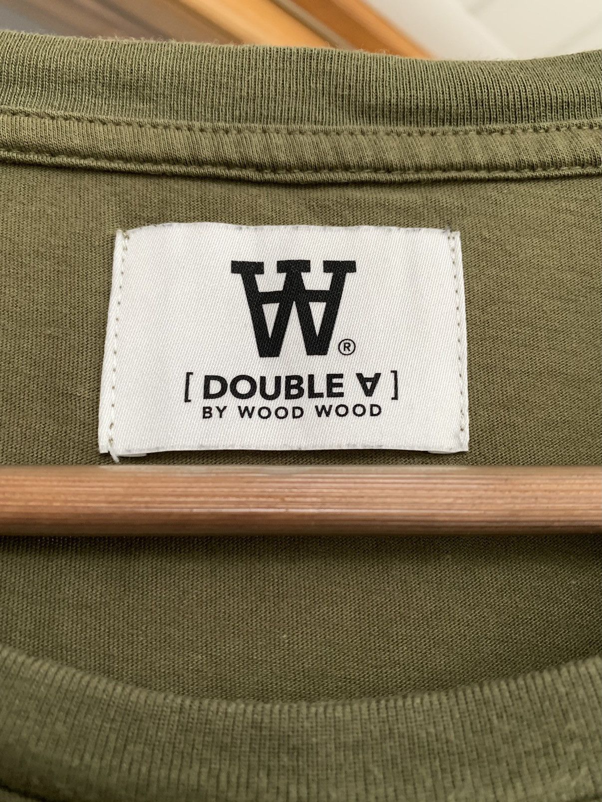 Wood Wood Wood Wood Double A Big Logo T-Shirt Size XL Size US XL / EU 56 / 4 - 3 Thumbnail
