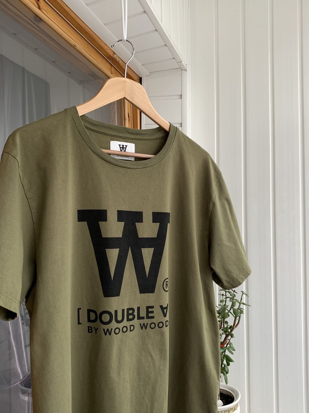 Wood Wood Wood Wood Double A Big Logo T-Shirt Size XL Size US XL / EU 56 / 4 - 2 Thumbnail