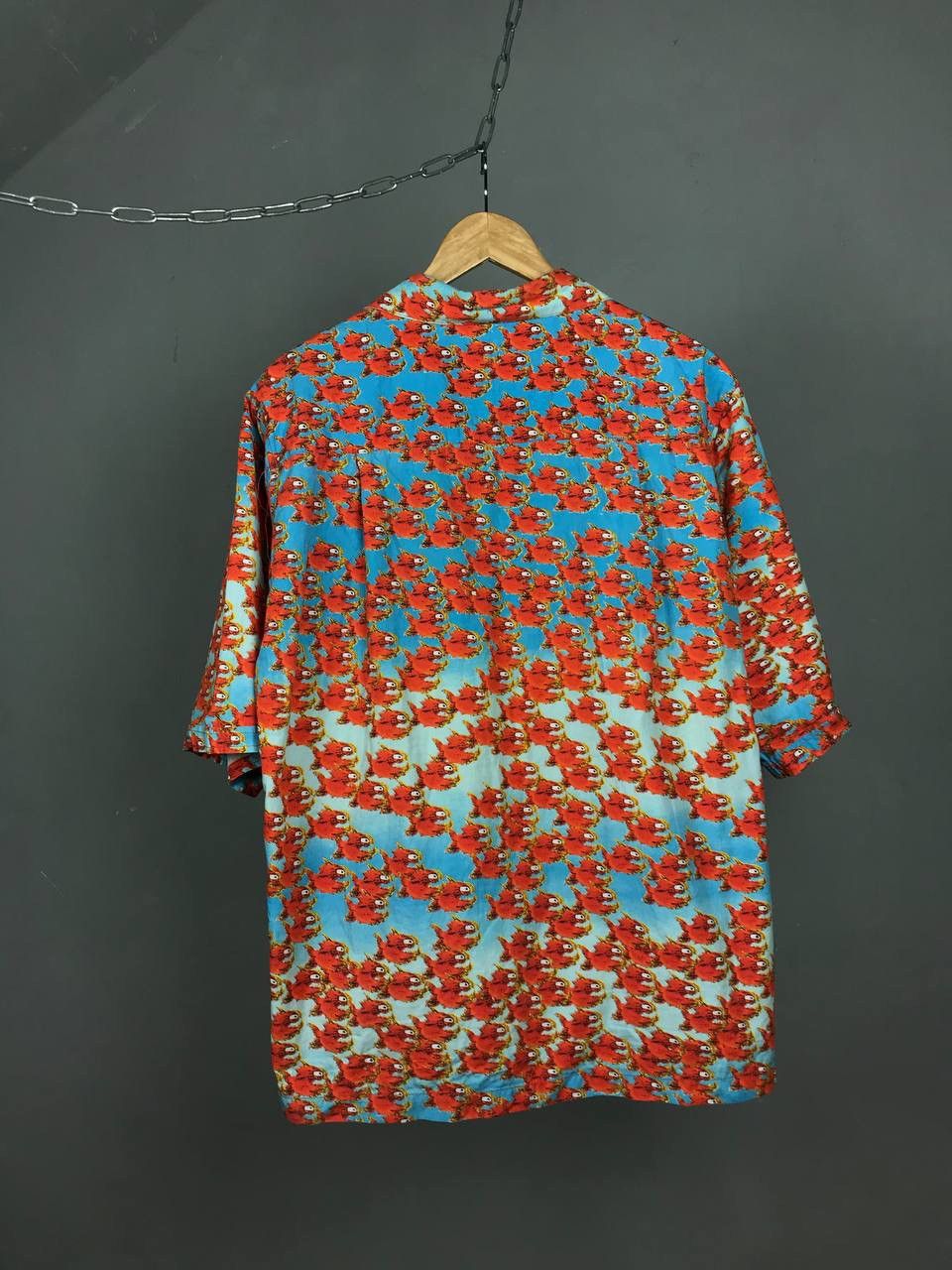 Vintage Pirana Joe vintage crazy Hawaiian overprinted shirt Size US M / EU 48-50 / 2 - 7 Thumbnail