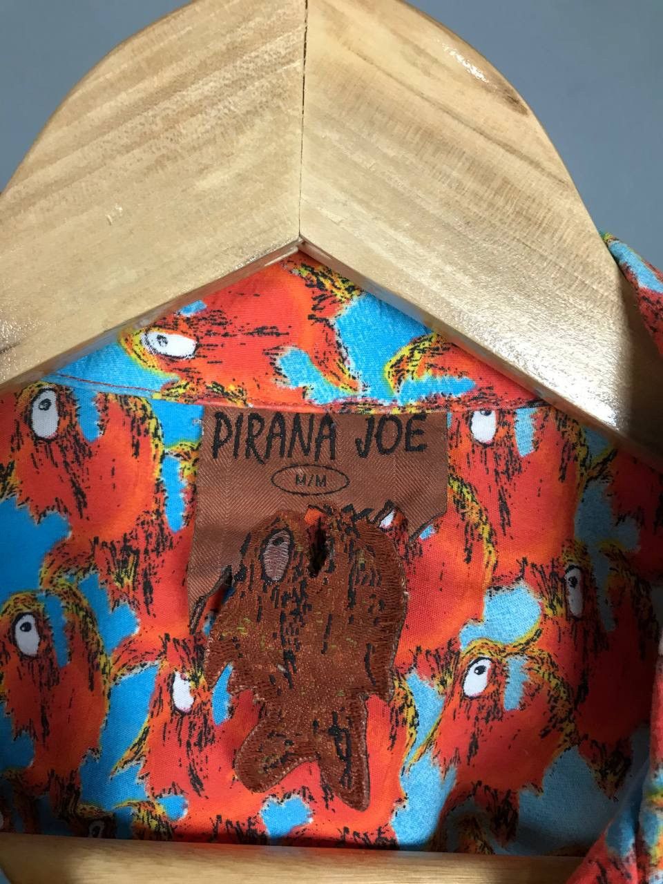 Vintage Pirana Joe vintage crazy Hawaiian overprinted shirt Size US M / EU 48-50 / 2 - 4 Thumbnail