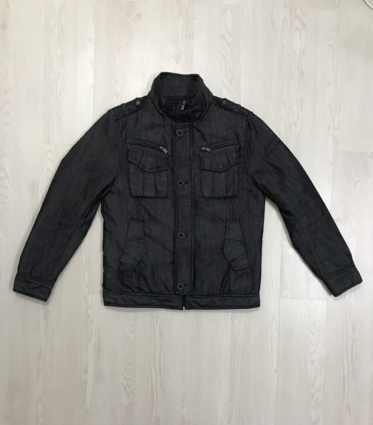 Japanese Brand × United Arrows Diagonal Arrow Japan Denim Jacket Multipocket Size US M / EU 48-50 / 2 - 1 Thumbnail