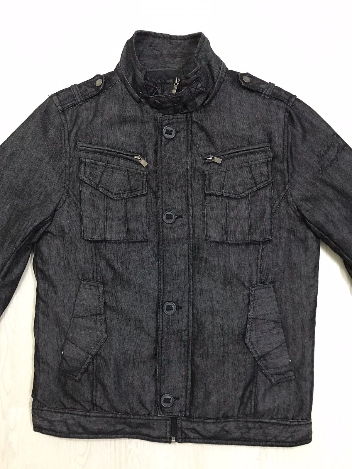 Japanese Brand × United Arrows Diagonal Arrow Japan Denim Jacket Multipocket Size US M / EU 48-50 / 2 - 3 Thumbnail