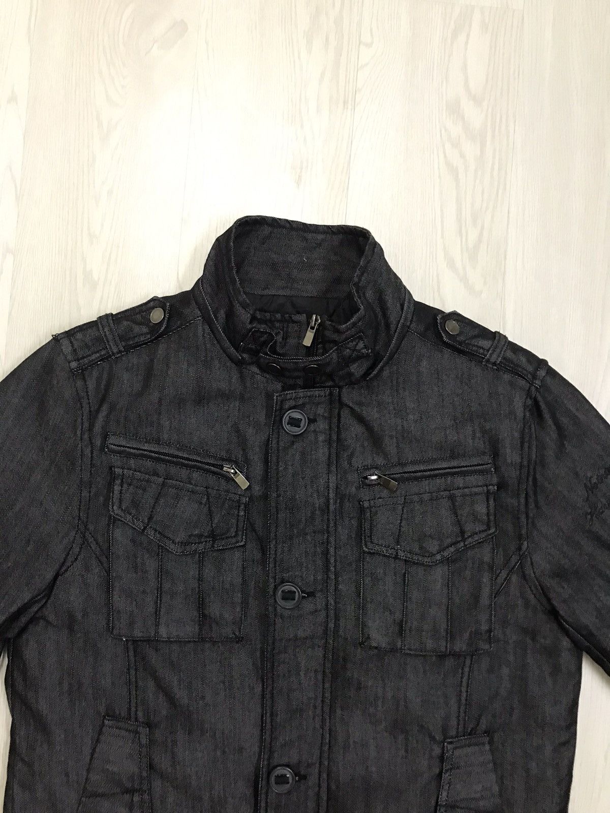Japanese Brand × United Arrows Diagonal Arrow Japan Denim Jacket Multipocket Size US M / EU 48-50 / 2 - 5 Thumbnail
