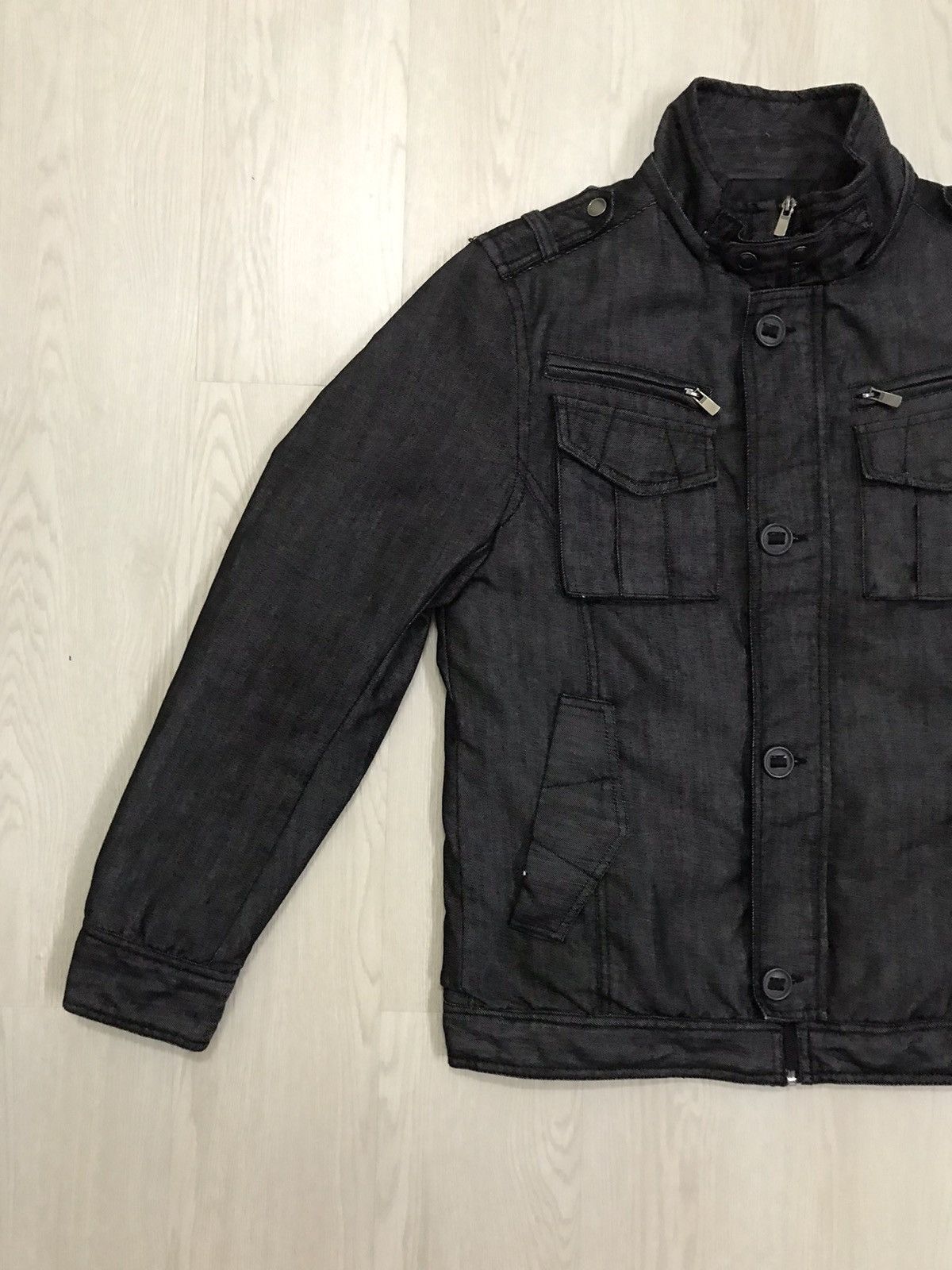 Japanese Brand × United Arrows Diagonal Arrow Japan Denim Jacket Multipocket Size US M / EU 48-50 / 2 - 8 Thumbnail