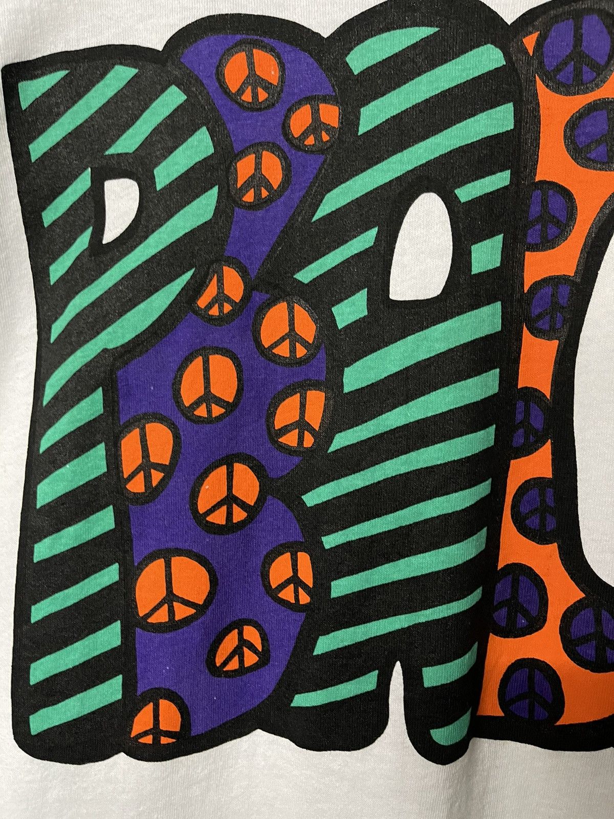 Fruit Of The Loom × Vintage Vintage 90s Popart Peace Tees Skateboard Size US L / EU 52-54 / 3 - 4 Thumbnail