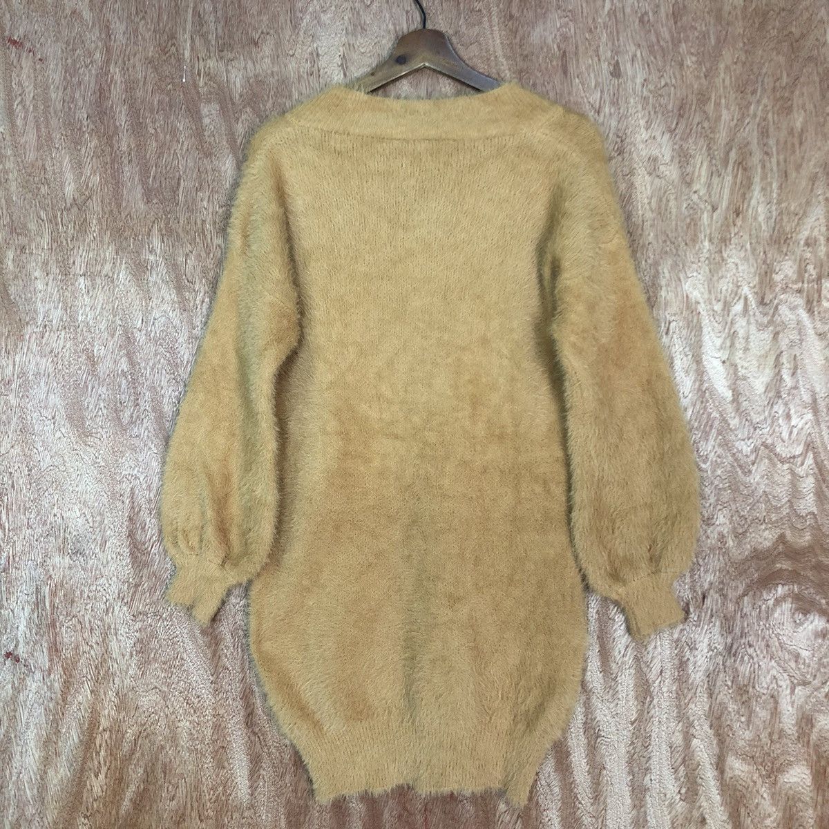 Homespun Knitwear × Japanese Brand Japan Brown Mohair Shag Shaggy Baggy knitwear #0424 Size US M / EU 48-50 / 2 - 10 Thumbnail