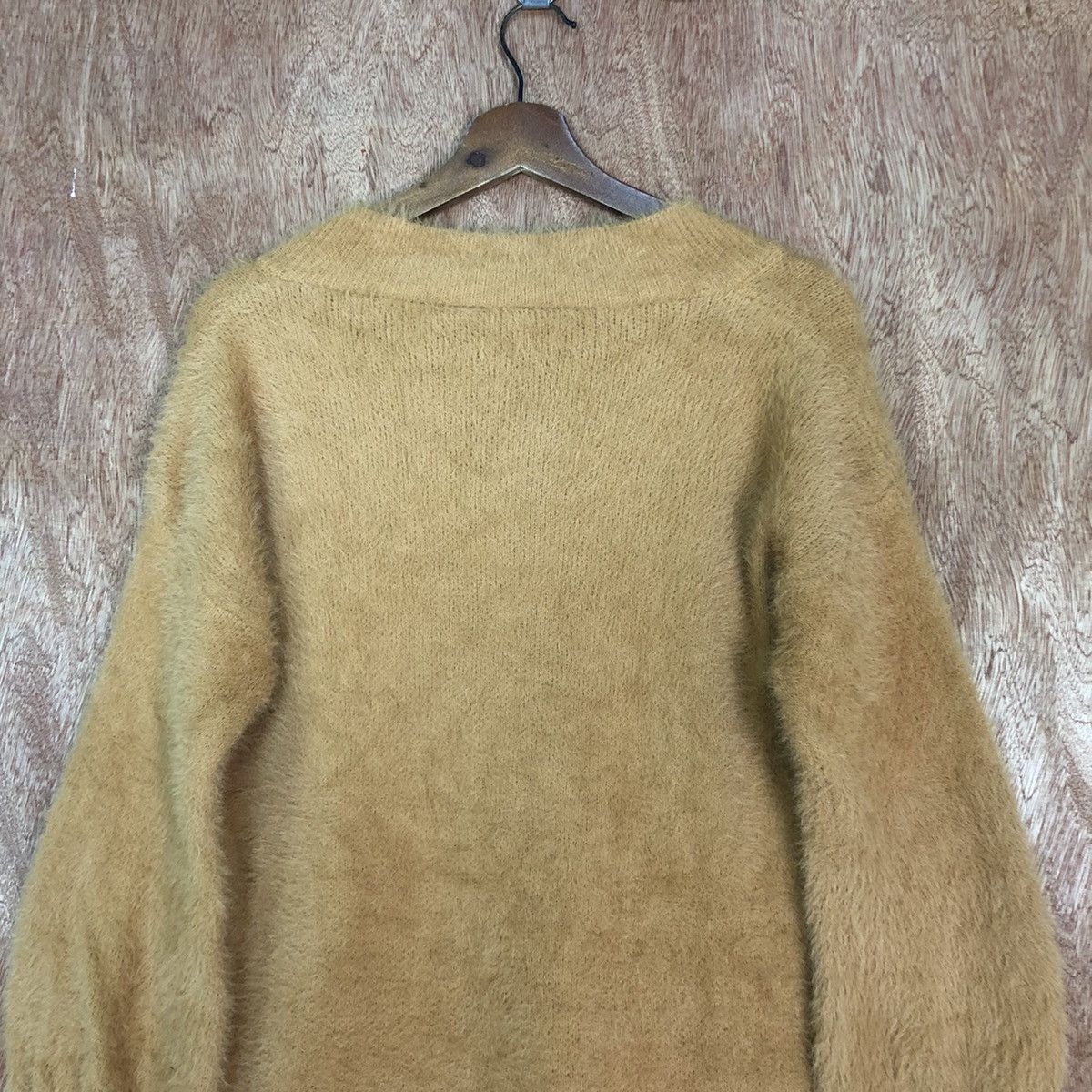Homespun Knitwear × Japanese Brand Japan Brown Mohair Shag Shaggy Baggy knitwear #0424 Size US M / EU 48-50 / 2 - 11 Thumbnail