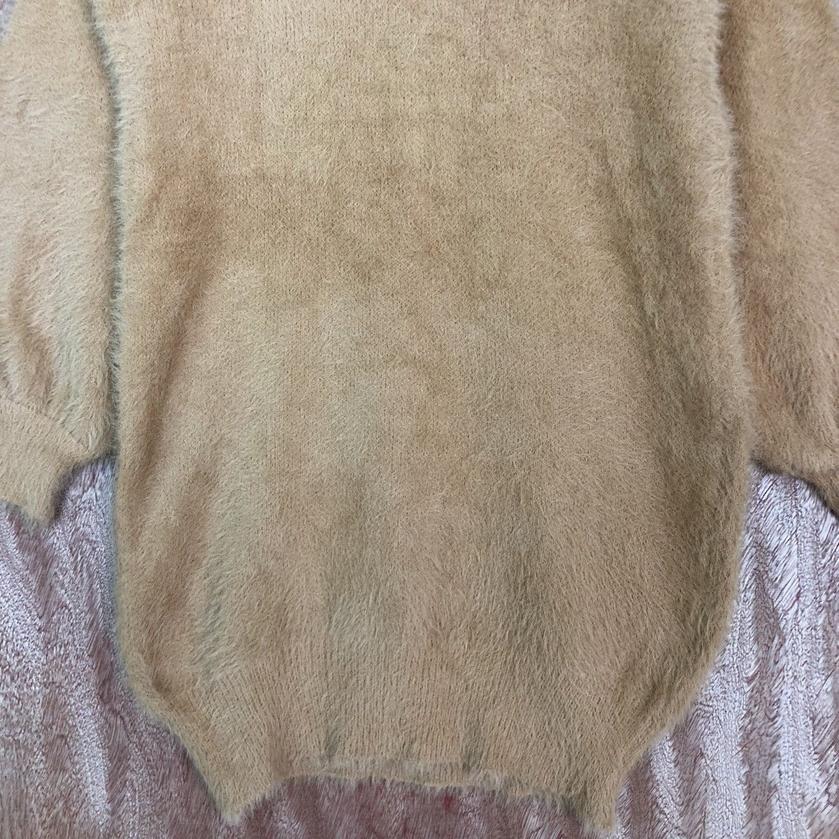 Homespun Knitwear × Japanese Brand Japan Brown Mohair Shag Shaggy Baggy knitwear #0424 Size US M / EU 48-50 / 2 - 8 Thumbnail