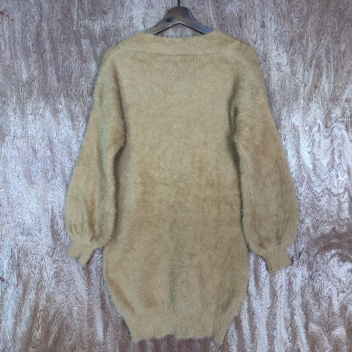 Homespun Knitwear × Japanese Brand Japan Brown Mohair Shag Shaggy Baggy knitwear #0424 Size US M / EU 48-50 / 2 - 12 Thumbnail