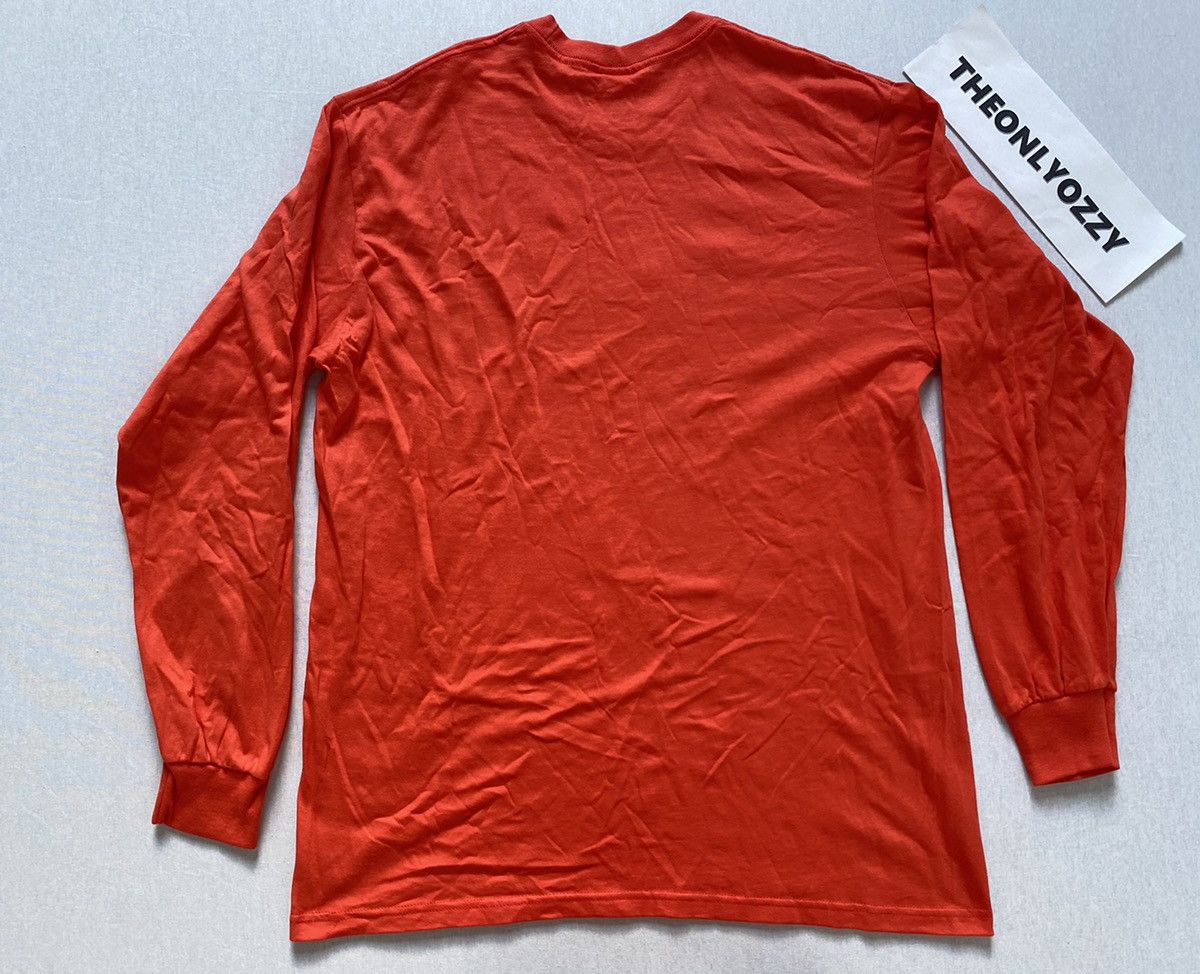 Supreme Supreme Arabic Logo Long Sleeve Tee Bright Orange Size US L / EU 52-54 / 3 - 4 Thumbnail
