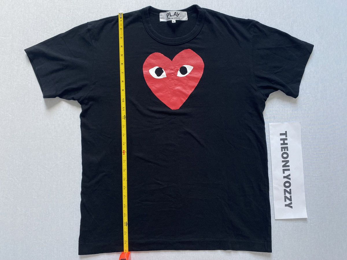 Comme des Garcons PLAY Comme Des Garcons Play Tee Black Size US XL / EU 56 / 4 - 3 Thumbnail