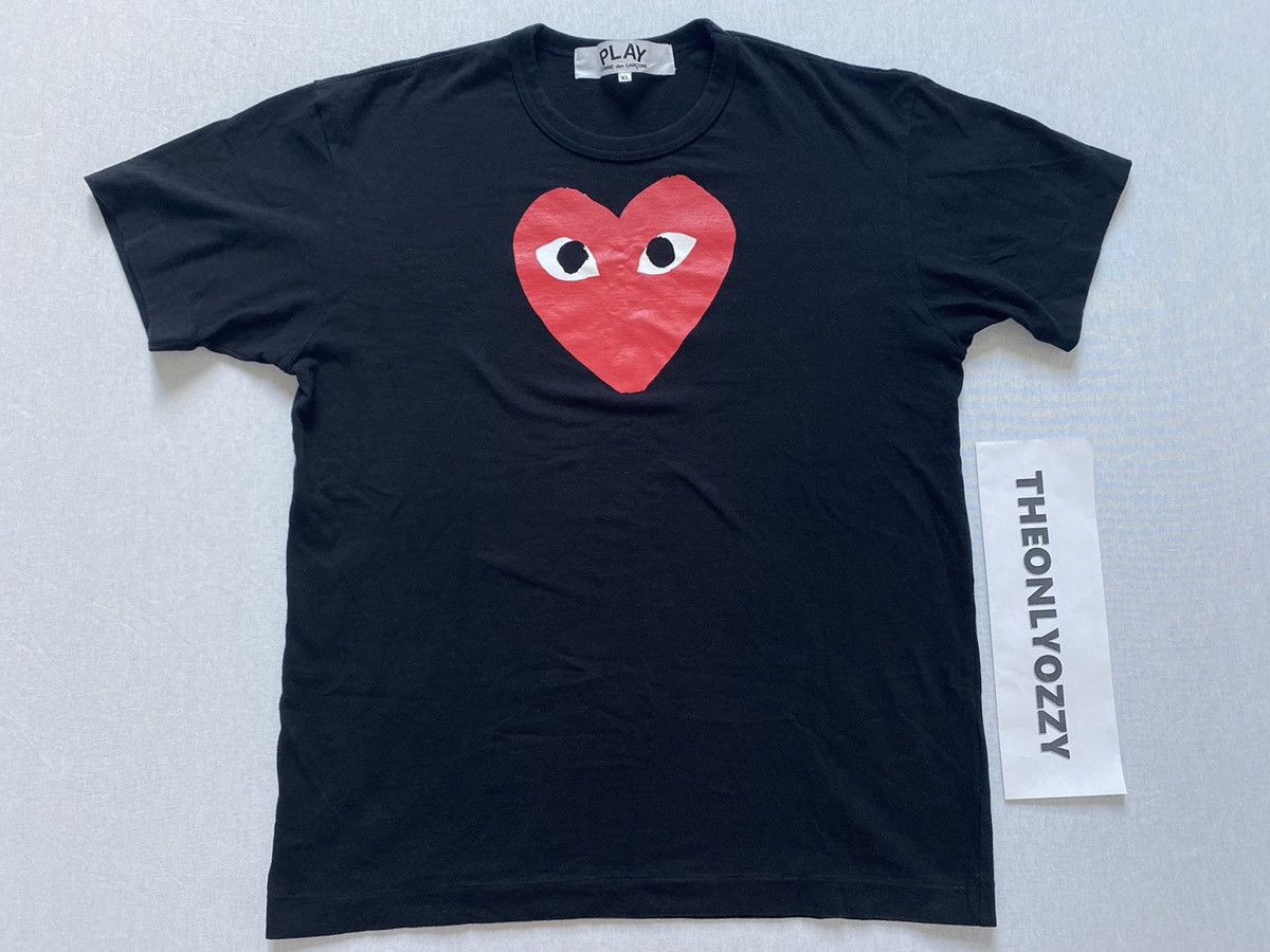 Comme des Garcons PLAY Comme Des Garcons Play Tee Black Size US XL / EU 56 / 4 - 1 Thumbnail