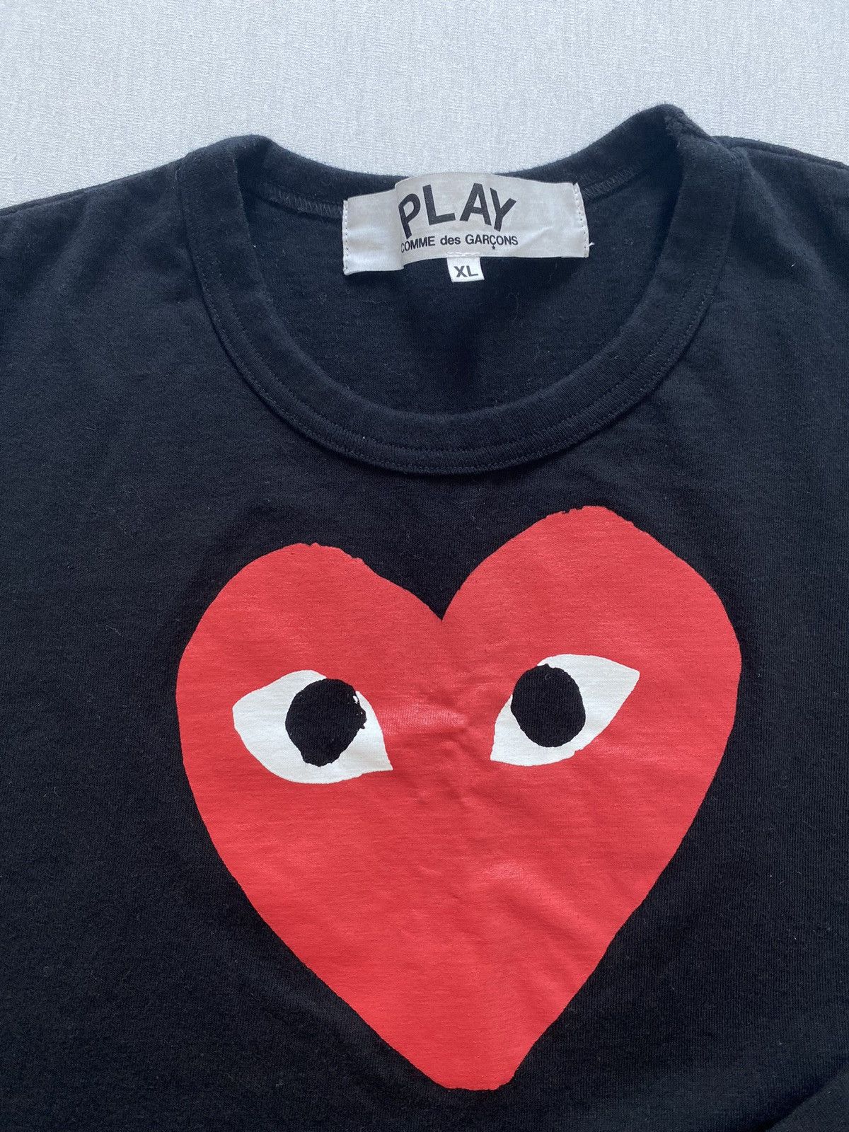 Comme des Garcons PLAY Comme Des Garcons Play Tee Black Size US XL / EU 56 / 4 - 5 Thumbnail