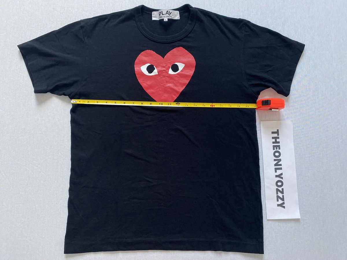 Comme des Garcons PLAY Comme Des Garcons Play Tee Black Size US XL / EU 56 / 4 - 2 Thumbnail