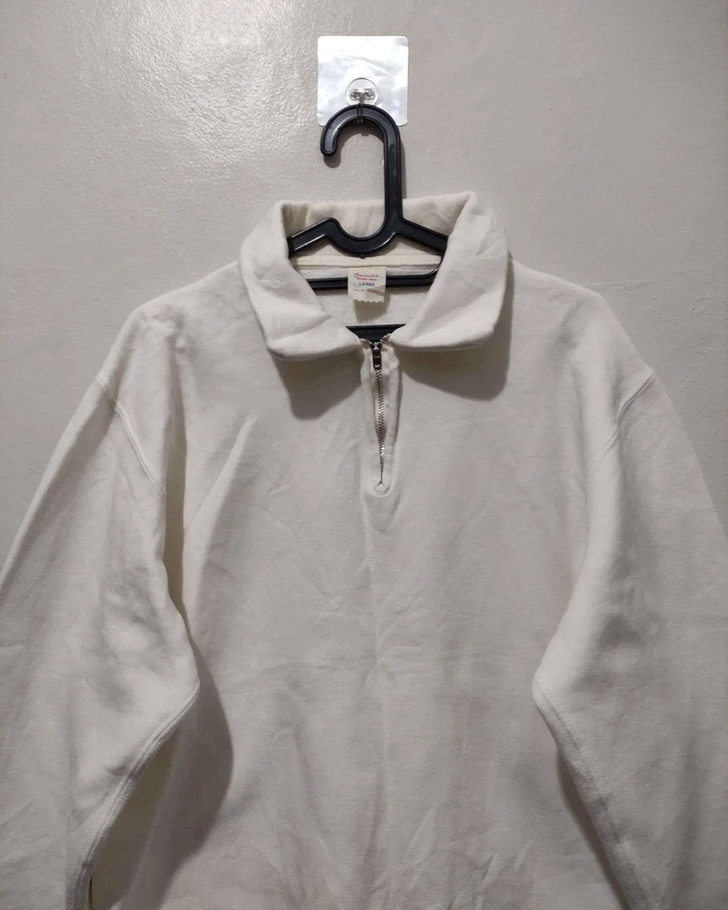 Sugar Cane Vintage Sugar Cane 50s Zip Collar Sweater shirt Size US L / EU 52-54 / 3 - 3 Thumbnail