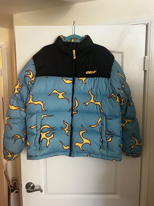 Golf Wang GOLF WANG Flame Puffer Jacket | Grailed