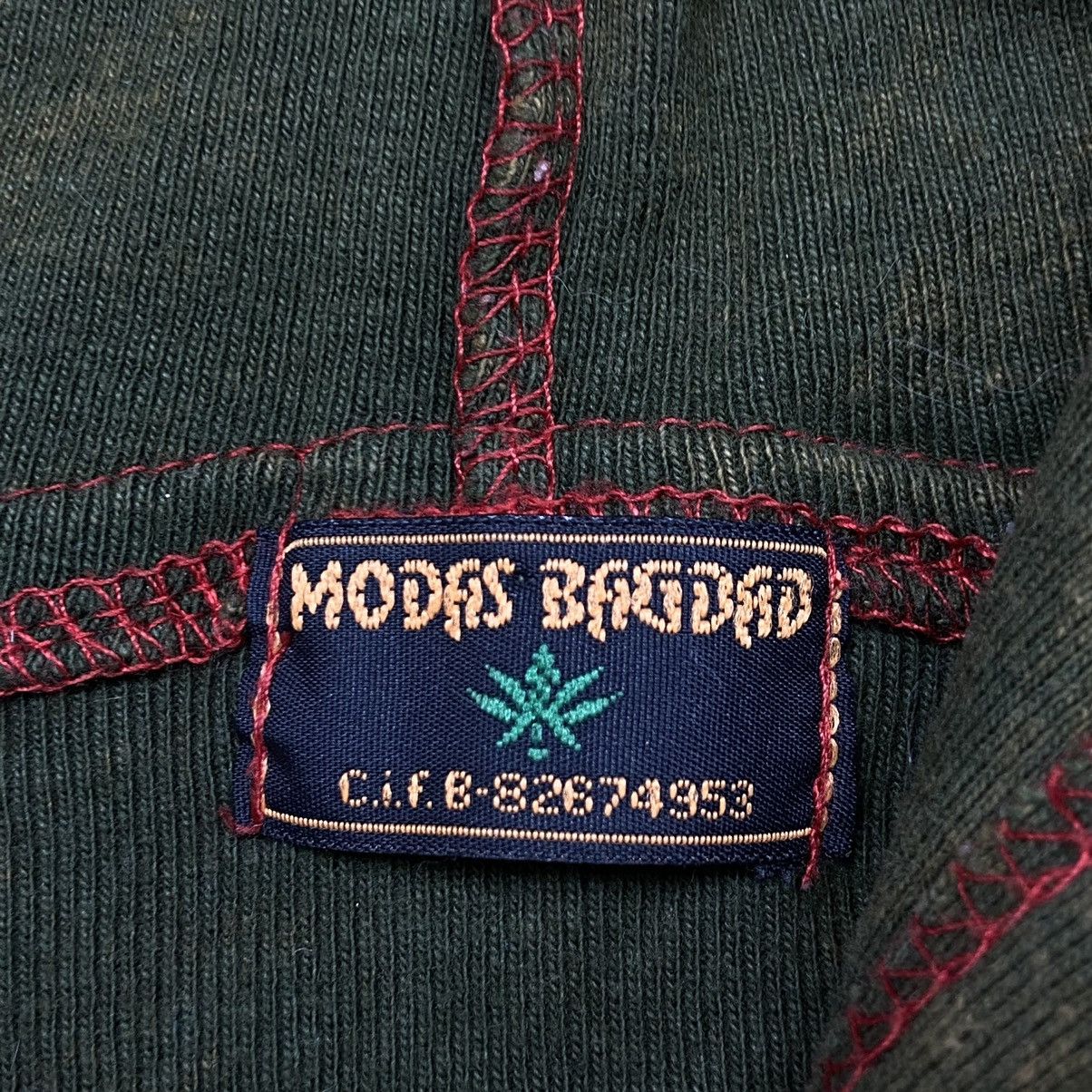 Vintage RASTA PONCHO Y2K ARCHIVE PATCHWORK RARE BOXY HOODIE - № 1092 Size M / US 6-8 / IT 42-44 - 8 Thumbnail