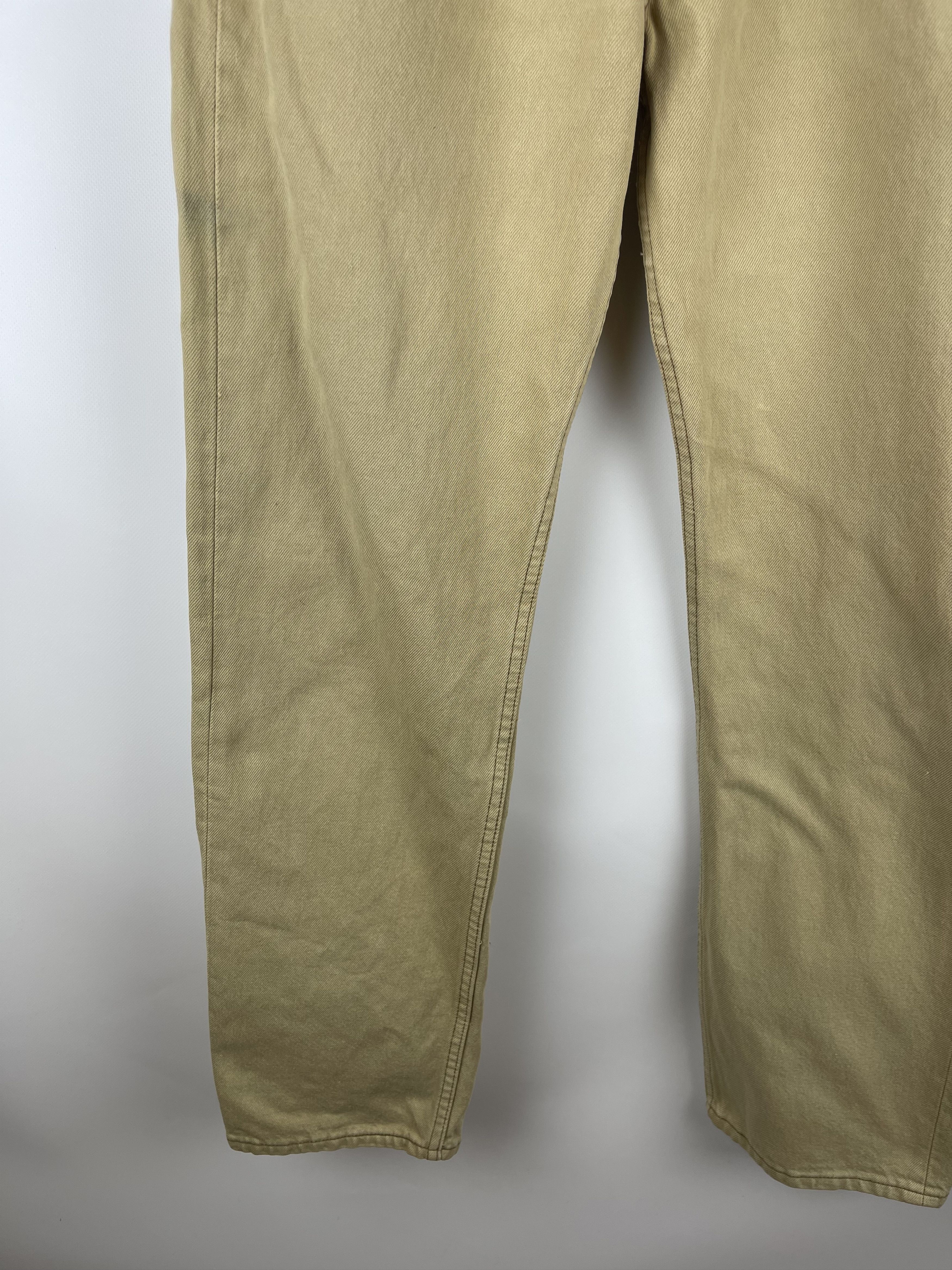Levi's Vintage Clothing Levi’s 501 vintage made in USA beige denim jeans pants Size US 33 - 3 Thumbnail