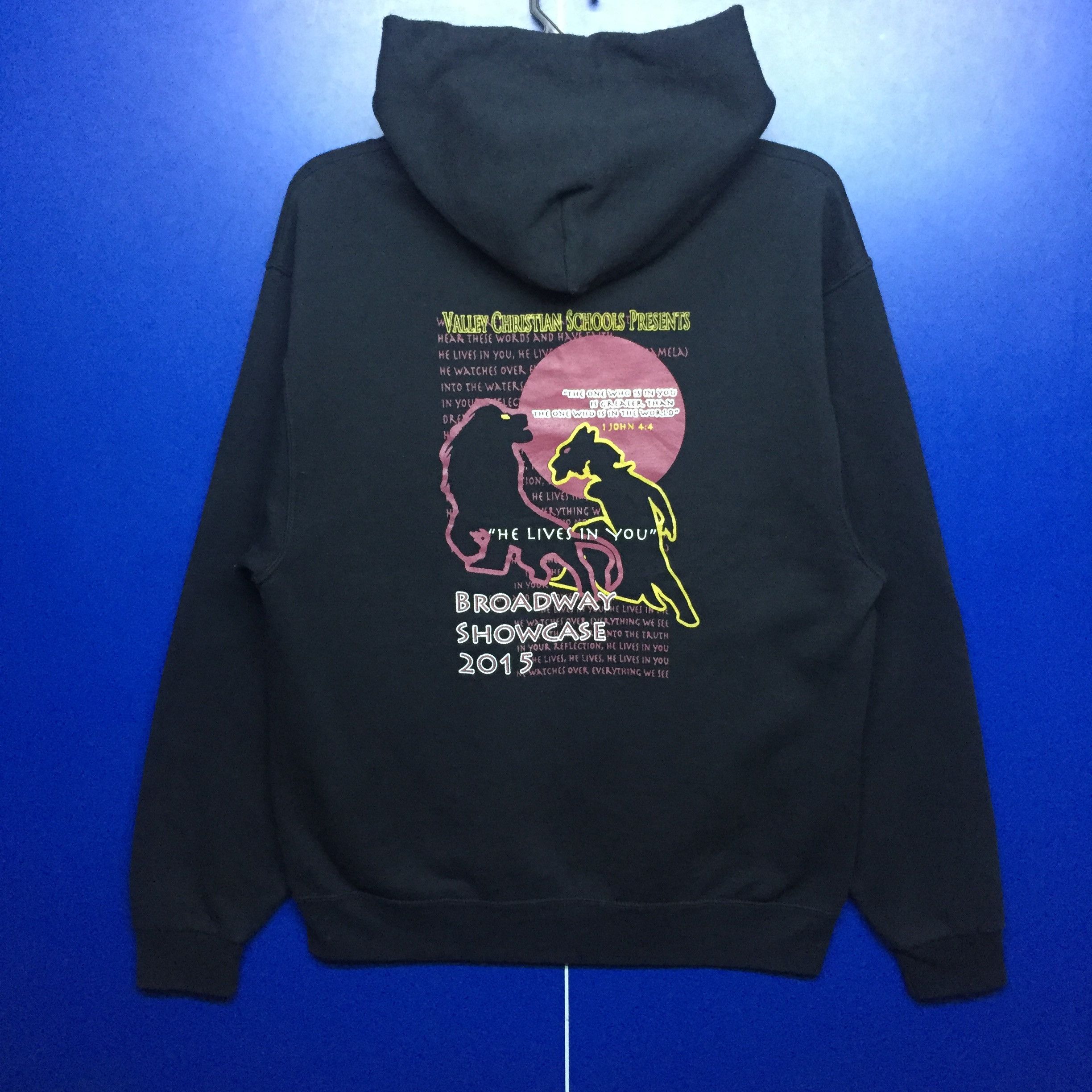 Jerzees Jerzees Velley Cristian Schools Present Hoodie Size US M / EU 48-50 / 2 - 6 Thumbnail