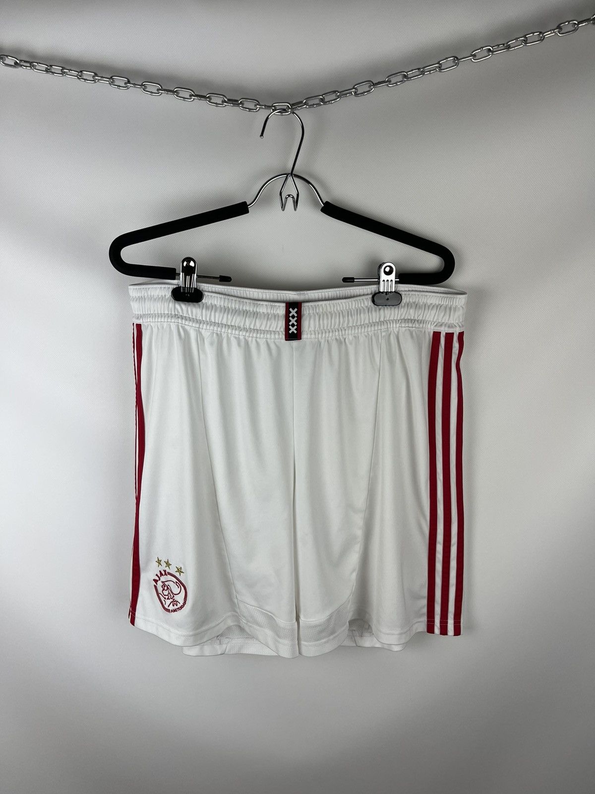 Adidas Adidas Ajax 2012 2013 home soccer shorts football Size US 34 / EU 50 - 1 Thumbnail