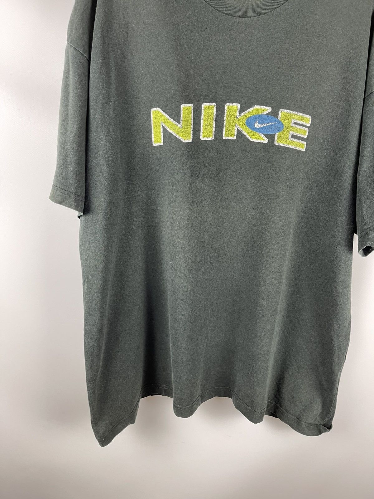 Nike × Vintage Nike vintage 90s big logo swoosh rare used box logo Size US XXL / EU 58 / 5 - 3 Thumbnail