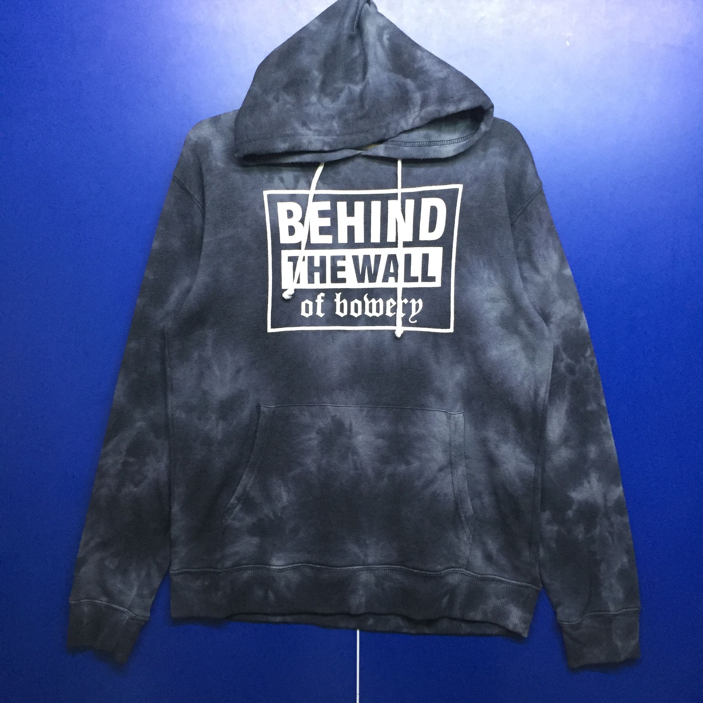Vintage Pincponc Of Bowery Tie Dye Spell Out Hoodie Size M