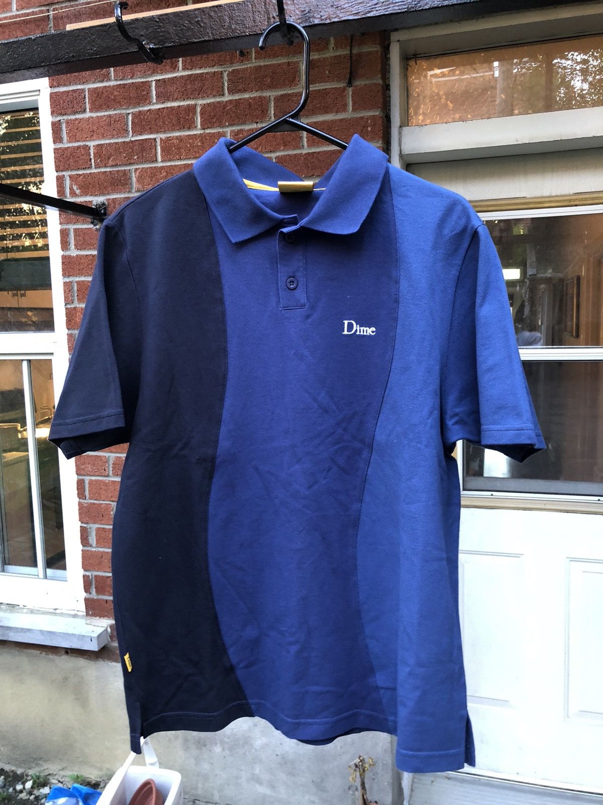 Dime Wave polo shirt | Grailed