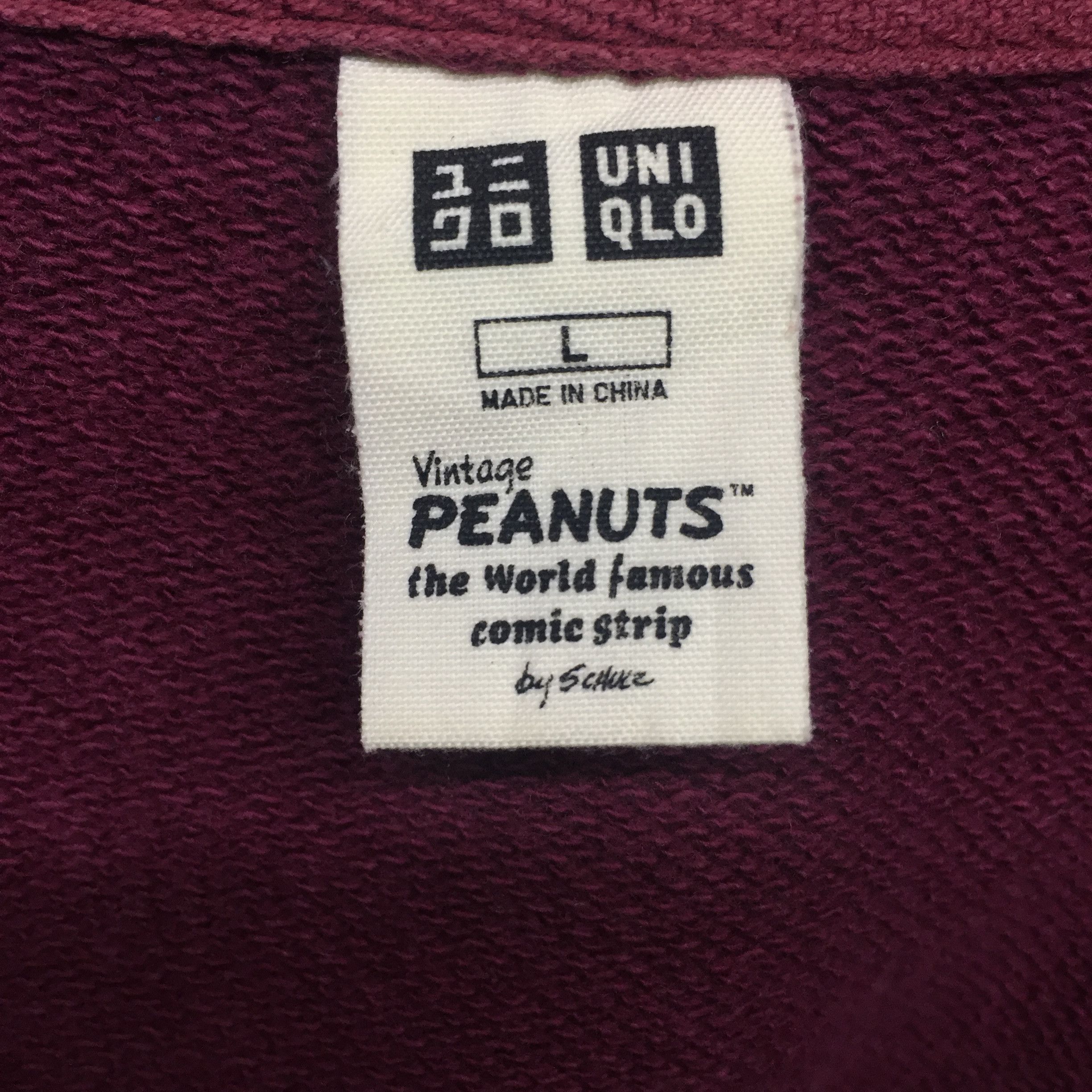 Cartoon Network × Peanuts × Uniqlo Vintage Uni Qlo Peanuts Snoopy Sleepwear Sweatshirt Size M Size US M / EU 48-50 / 2 - 7 Thumbnail