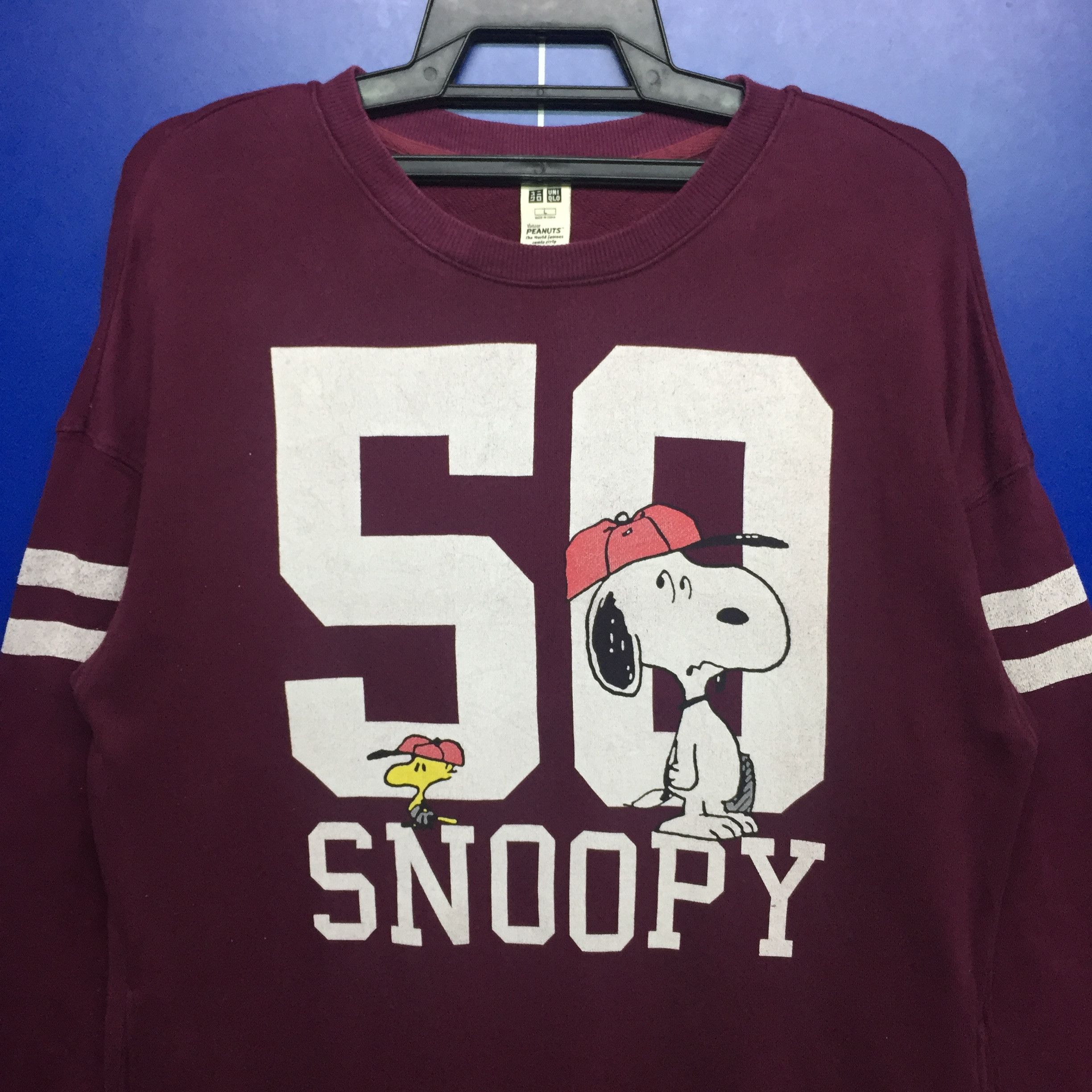 Cartoon Network × Peanuts × Uniqlo Vintage Uni Qlo Peanuts Snoopy Sleepwear Sweatshirt Size M Size US M / EU 48-50 / 2 - 2 Thumbnail