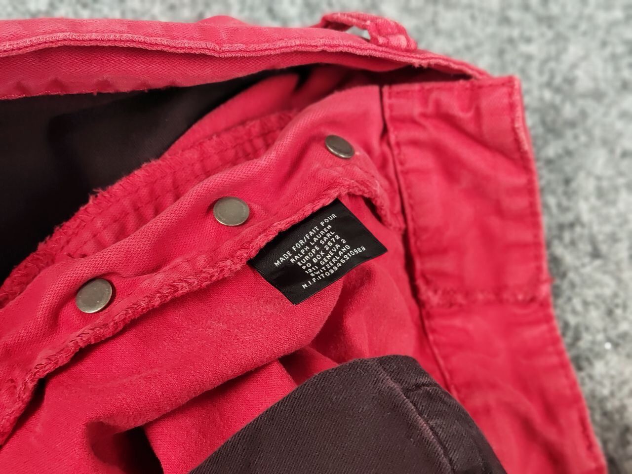 Ralph Lauren Black Label Rare Ralph Lauren Black Label Men's Vintage Red Denim Jeans Size US 34 / EU 50 - 23 Thumbnail
