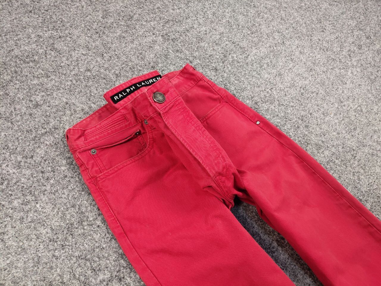 Ralph Lauren Black Label Rare Ralph Lauren Black Label Men's Vintage Red Denim Jeans Size US 34 / EU 50 - 10 Thumbnail