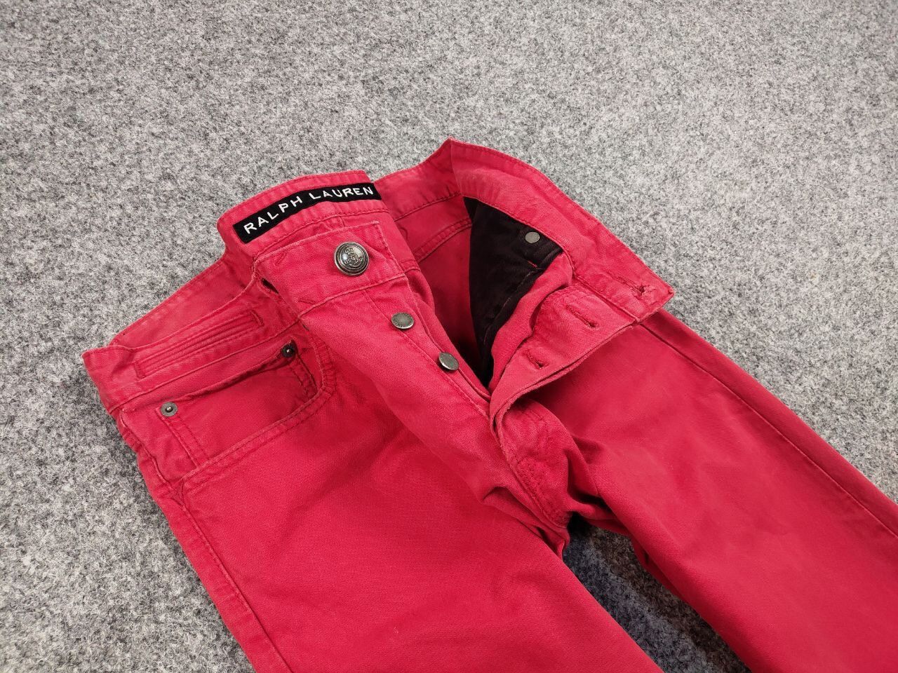 Ralph Lauren Black Label Rare Ralph Lauren Black Label Men's Vintage Red Denim Jeans Size US 34 / EU 50 - 12 Thumbnail