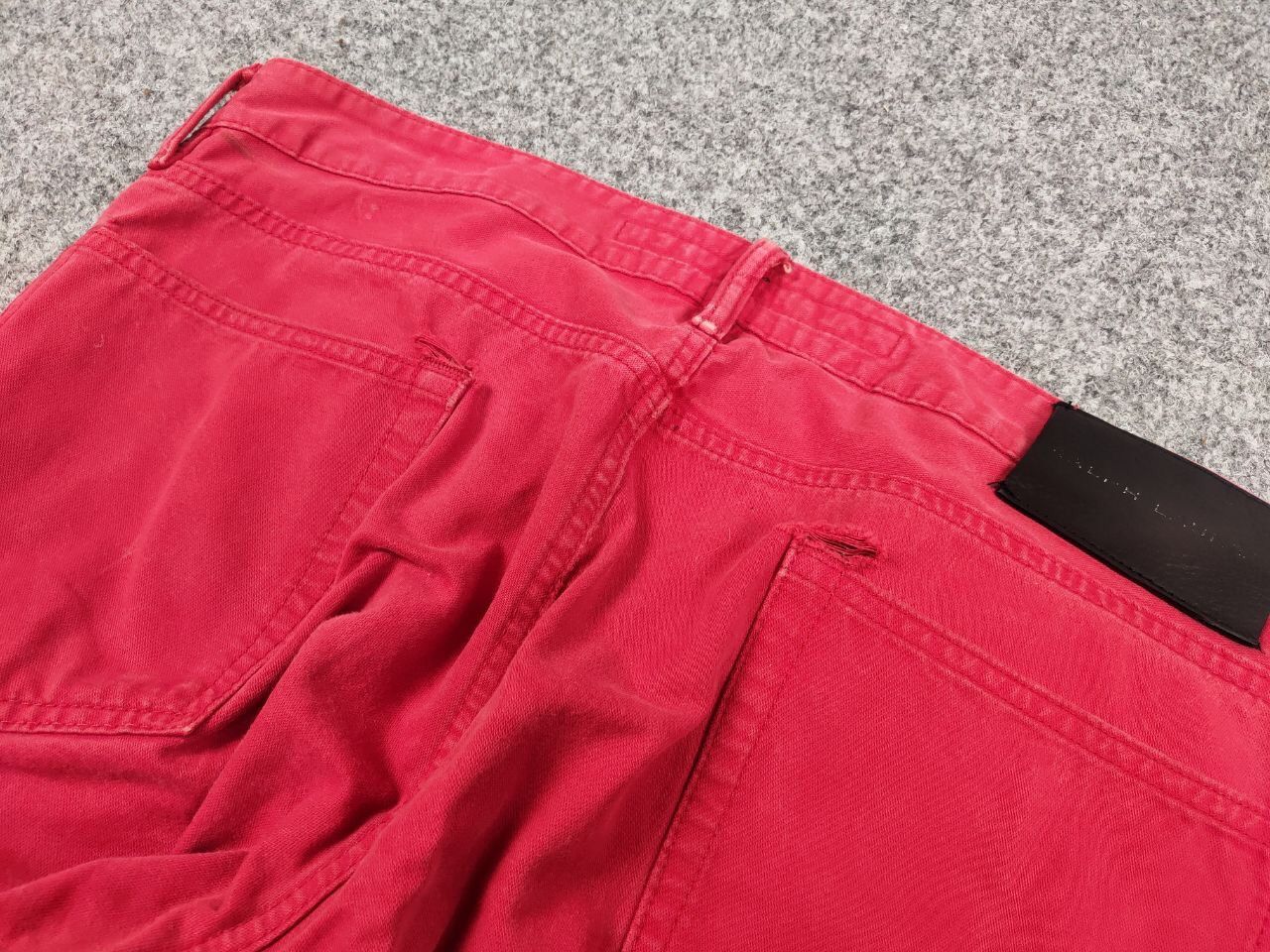 Ralph Lauren Black Label Rare Ralph Lauren Black Label Men's Vintage Red Denim Jeans Size US 34 / EU 50 - 16 Thumbnail