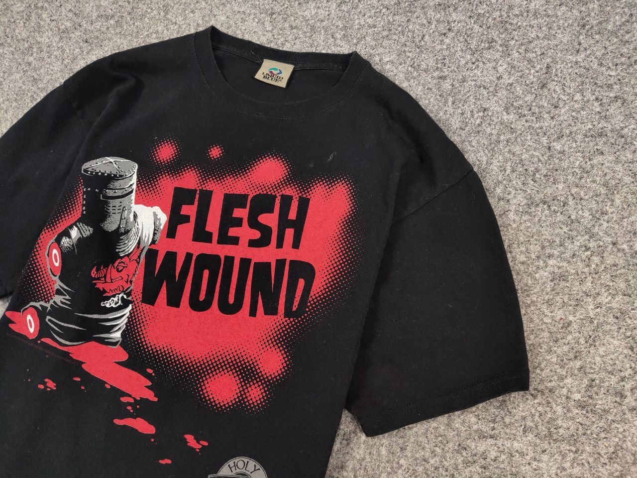 Liquid Blue Liquid Blue Vintage Monty Python Flesh Wound Tee T Shirt Size US L / EU 52-54 / 3 - 4 Thumbnail