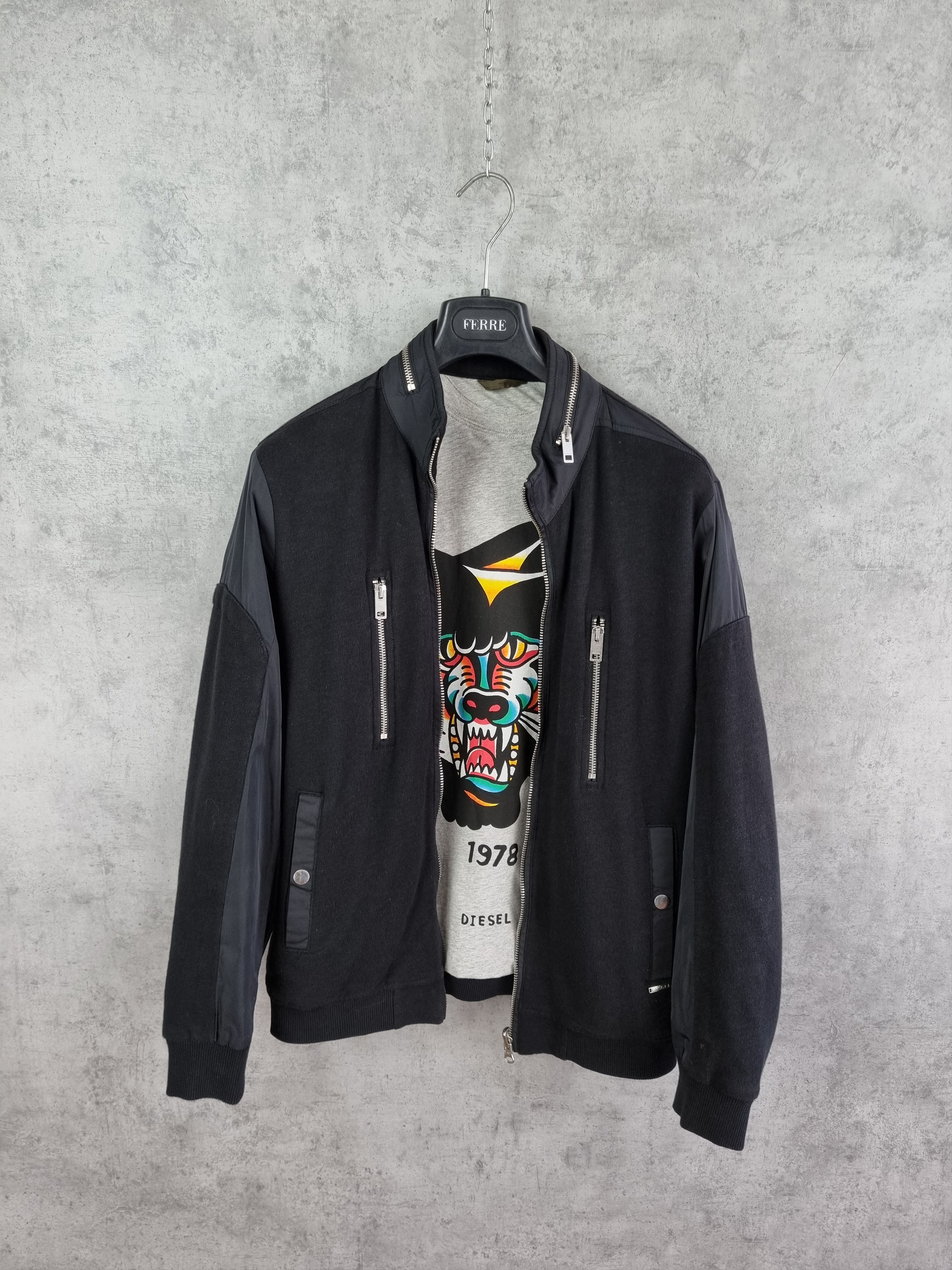 HGDP277/DIESEL BLACK GOLD ジャケット 光沢 比翼ボタン HGDP277/DIESEL BLACK GOLD ジャケット 光沢 比翼ボタン（DIESEL